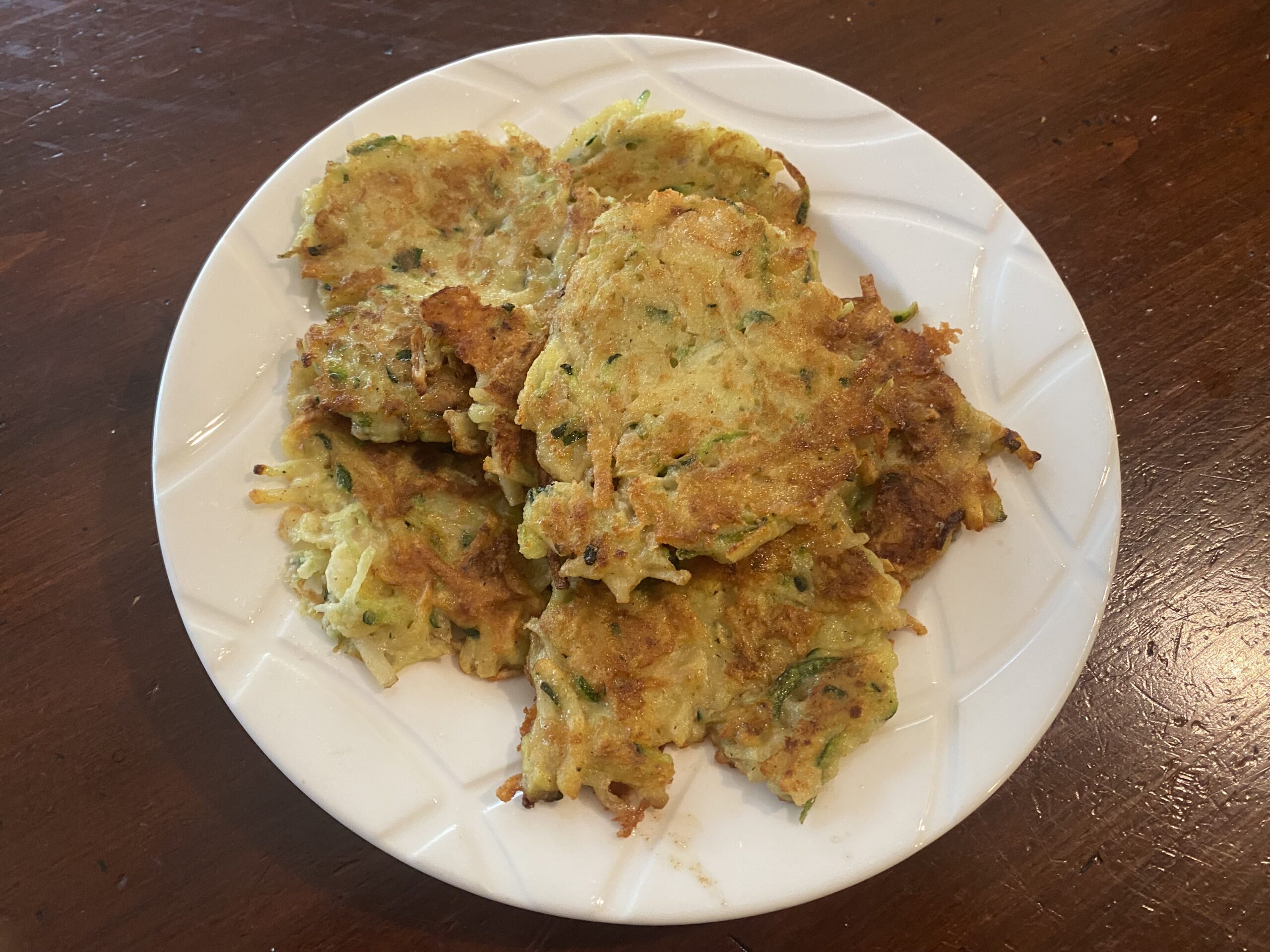 Finished Zucchini Fritters